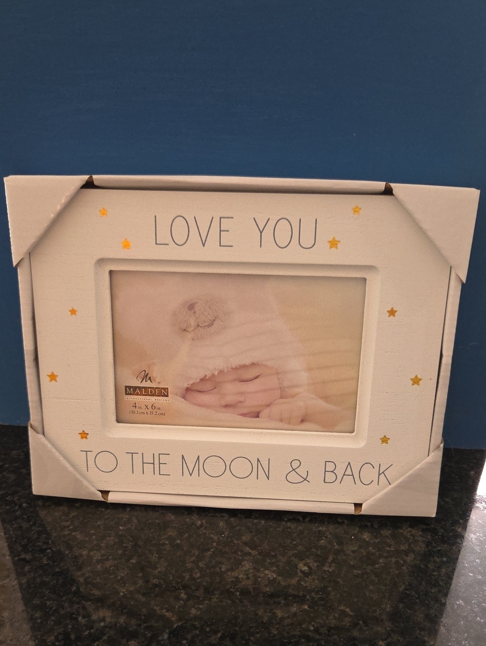 NWT Malden 'Love You To The Moon & Back' White Picture Frame